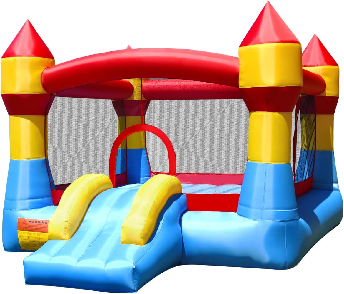 Hüpfburg mit Rutsche